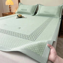 Axyaa Large Cardamom Ice Bean Mat Three-Piece Set