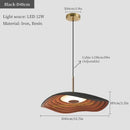 Axyaa LED Chandelier Beach Pattern Lotus Leaf Resin Bedhead High End Furniture