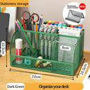 Axyaa Metal Mesh Office & Cosmetic Storage with Scratch-Resistant Pads