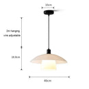 Axyaa LED Chandelier: Modern Flying Saucer Pendant Lamp for Dining, Study, Hotel, Bar