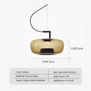 Axyaa Glass Restaurant Pendant Lamp Minimalist Nordic LED Hanging Light