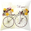 Axyaa Valentine's Day Parchment Pillow Set for Home Sofa, Square Pillowcase