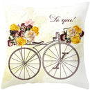 Axyaa Valentine's Day Parchment Pillow Set for Home Sofa, Square Pillowcase