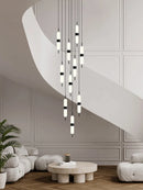 Axyaa Modern LED Staircase Chandelier Ceiling Light Fixture