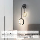 Axyaa Modern LED Wall Clock Light for Home Interior Decoration