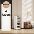 Axyaa Foldable Shoe Cabinet: 3-9 Tier Heavy-Duty Storage Box for Shoes & More