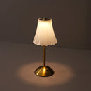 Axyaa Acrylic LED Table Lamp, Rechargeable Dimmable Night Light for Modern Book Room