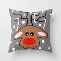 Axyaa Cute Animal Print Polyester Pillowcase for Bedroom Living Room 45x45cm