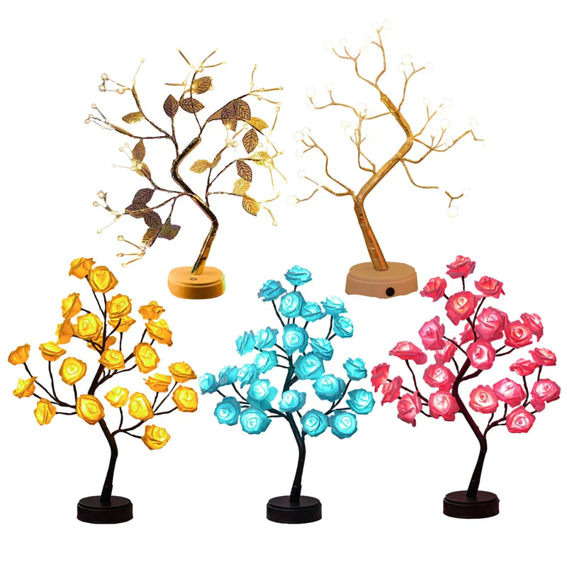 Axya Bonsai Tree Light: Tabletop LED Branch Lamp Home Decor Fairy Lights