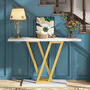 Axyaa Industrial Entryway Console Table, 43 Inch Home Furniture