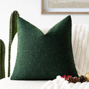 Axyaa Boucle Throw Pillow Cover | Soft Texture | Cozy 18x18" Square Pillow Case