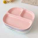 Axyaa Solid Color Ceramic Dinner Plates Set for Eco-friendly Dining and Serving