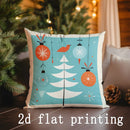 Axyaa Christmas Pillow Covers for Sofa, Bedroom, Car - Festive Decorative Cushion Cover