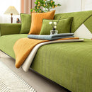 Axyaa Chenille Jacquard Sofa Cover, Non-Slip Couch Slipcover for All Seasons