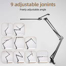 Axyaa Double Head LED Table Lamp: Stepless Dimmable, USB, for Office, Study, Reading