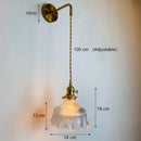 Axyaa Glass Pendant Light Fixture Modern Nordic Design LED Lamp