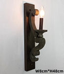 Axyaa 9-Light Wood Farmhouse Chandelier: Rustic Ceiling Hanging Lamp for Dining Room