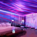 Axyaa Aurora Starry Sky Water Ripple Projector Night Light - Bedroom Living Room Decor