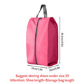 Axyaa Oxford Shoe Storage Bag Waterproof Nylon Zipper Organizer for Men and Women