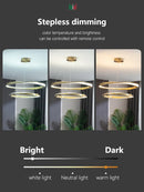 Axyaa Modern Minimalist Circle Chandelier - Luxury Italian Hall Lamps