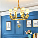Axyaa Crystal & Copper Chandeliers: Modern Minimalist Lighting for Living Rooms & Bedrooms