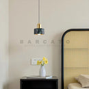 Axyaa Terrazzo Marble Chandelier LED Pendant Lamp for Bedroom & Living Room