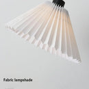 Axyaa Pleated Lampshade Floor Lamp: Nordic Sofa Vertical Lamp for Living Room, Bedroom, and Book Reading