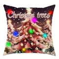 Axyaa LED Christmas Pillowcase - Santa Claus Fawn Design for Festive Home Decor