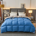 Axyaa Goose Down Comforter - Thick California Super King Size for Winter Warmth