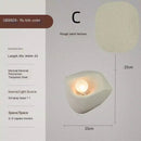 Axyaa Resin Wall Lamp: Elegant LED Lighting for Home, Bedroom, Study, Coffee Shop