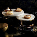 Axya Marble Cake Stand & Tray Collection Display Stand Fruit Plates Snack Plates
