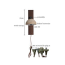 Axyaa LED Wall Lights: Mid Century Modern, Pull Chain Switch, Adjustable Angle, Living Room, Bedside Lamps