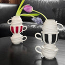 Axyaa Creative Cup Ceramic Vase Ornament Flower Arrangement Artistic Craft