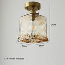 Nordic Glass Pendant Light for Designer Living Room, Bedroom Ceiling - Axyaa Brand