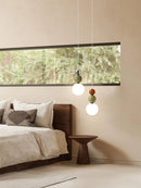 Axya Pearl Cream Bedside Pendant Light – High-End Children's Room Lamp