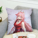 Axyaa Genshin Impact Pillow Covers 45x45 Fall Decor Sofa Cushion Pillowcase