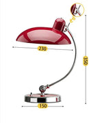 Axyaa Bauhaus Desk Lamp - Vintage Bedroom Study Reading Nordic Retro Style