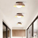 Axyaa Circular LED Ceiling Lamp in Retro Style for Home Décor