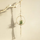 Axyaa Macrame Air Hanging Planter Flower Pots - Boho Home Decor Basket