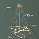Axyaa Nordic Home Decoration Stair Chandelier Living Room Bedroom Dining Room Pendant Lights Ceiling Light Indoor Lighting