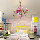 Axyaa Colorful Crystal Chandelier for Children's Room