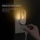 Axyaa Wall Night Light Socket with Sensor, Energy Saving Warm White Lamp for Kids Room