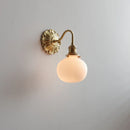 Axyaa Frosted Glass LED Wall Sconce Indoor Lighting Bedroom Living Room Wandlamp