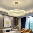Axyaa Crystal Chandelier Pendant Light for Luxury Living Room and Bedroom