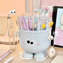 Axyaa Kawaii Plastic Pencil Holder & Makeup Brush Organizer