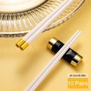 Axyaa Reusable Korean Chopsticks - Non Slip Food Grade Dishwasher Safe