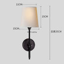 Axyaa Copper Cloth Cover Wall Lamp: Modern Luxury Living Room Decor