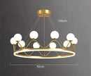 Axyaa Vintage Pendant Ceiling Chandelier for Indoor Dining Room and Living Room Lighting