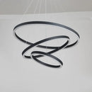 Axyaa LED Circle Pendant Lights for Living Room with Remote Control