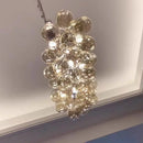 Axyaa Nordic Glass Bubble Chandelier for Kids' Room and Living Room